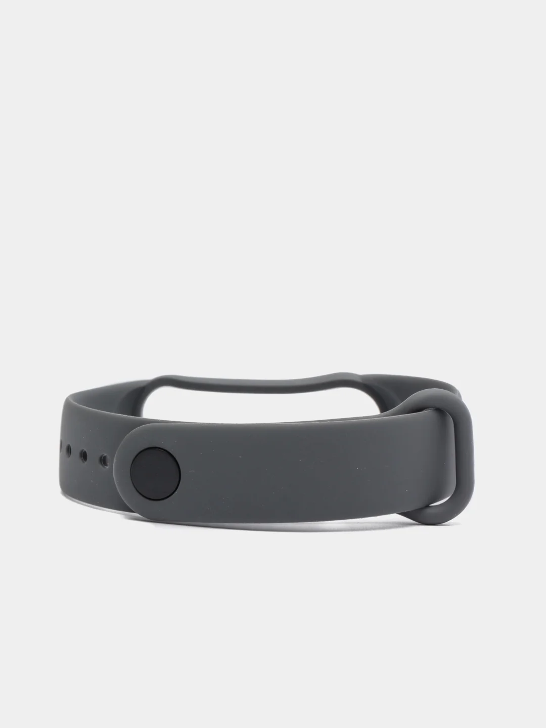 Тёмно-серый ремешки для Xiaomi Mi Band 5 и Mi Band 6, силиконовые
