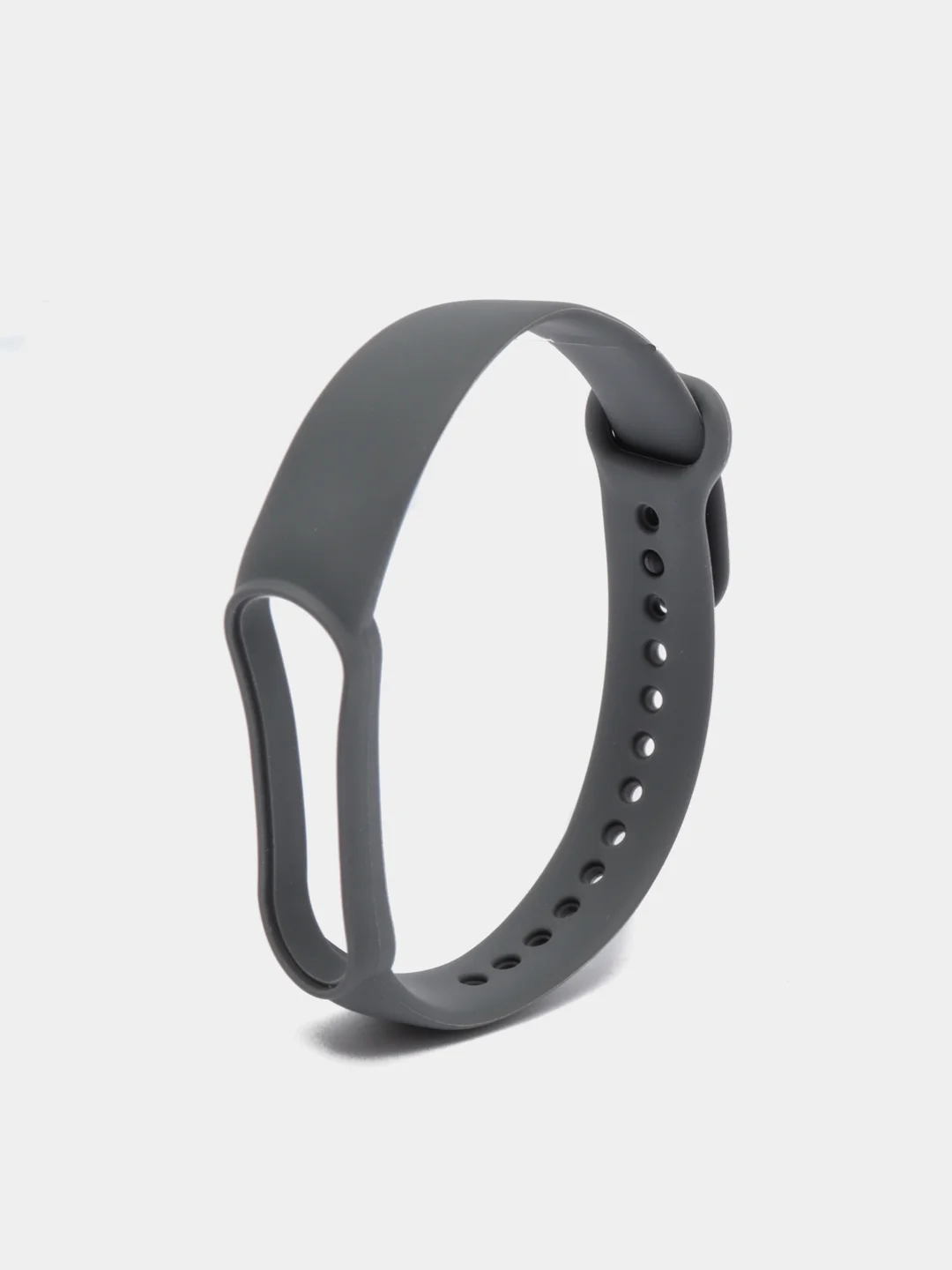 Тёмно-серый ремешки для Xiaomi Mi Band 5 и Mi Band 6, силиконовые