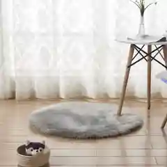Прикроватный меховой коврик для дома