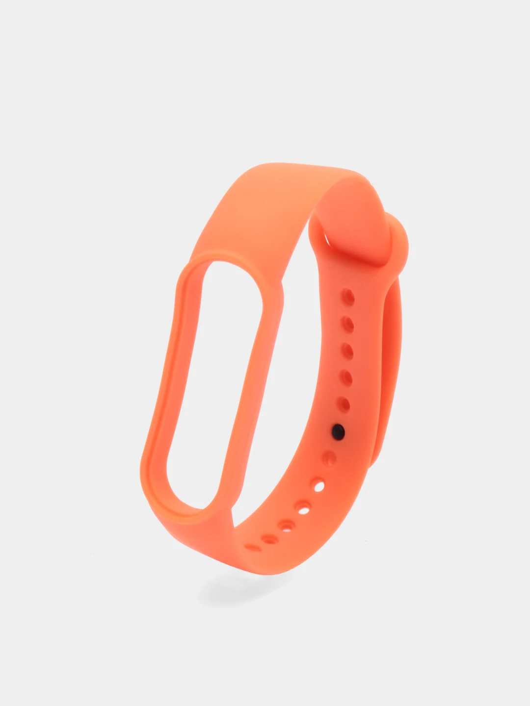 Оранжевый ремешки для Xiaomi Mi Band 5 и Mi Band 6, силиконовые