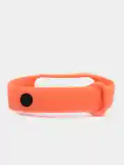Оранжевый ремешки для Xiaomi Mi Band 5 и Mi Band 6, силиконовые