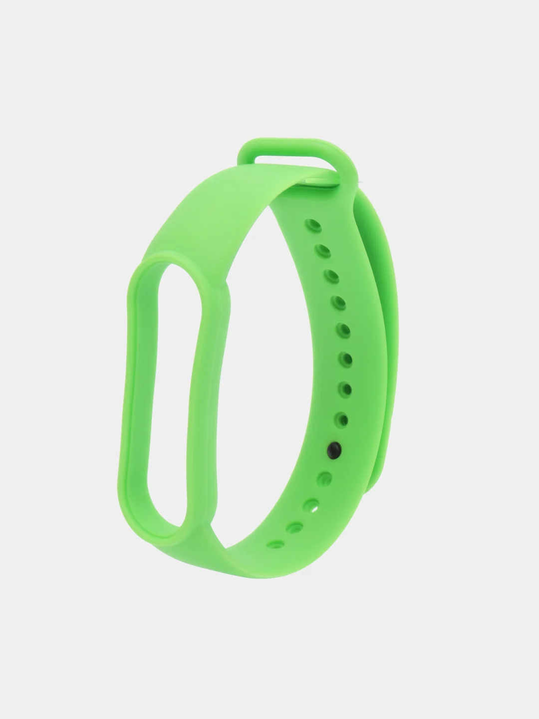 Салатовый ремешки для Xiaomi Mi Band 5 и Mi Band 6, силиконовые