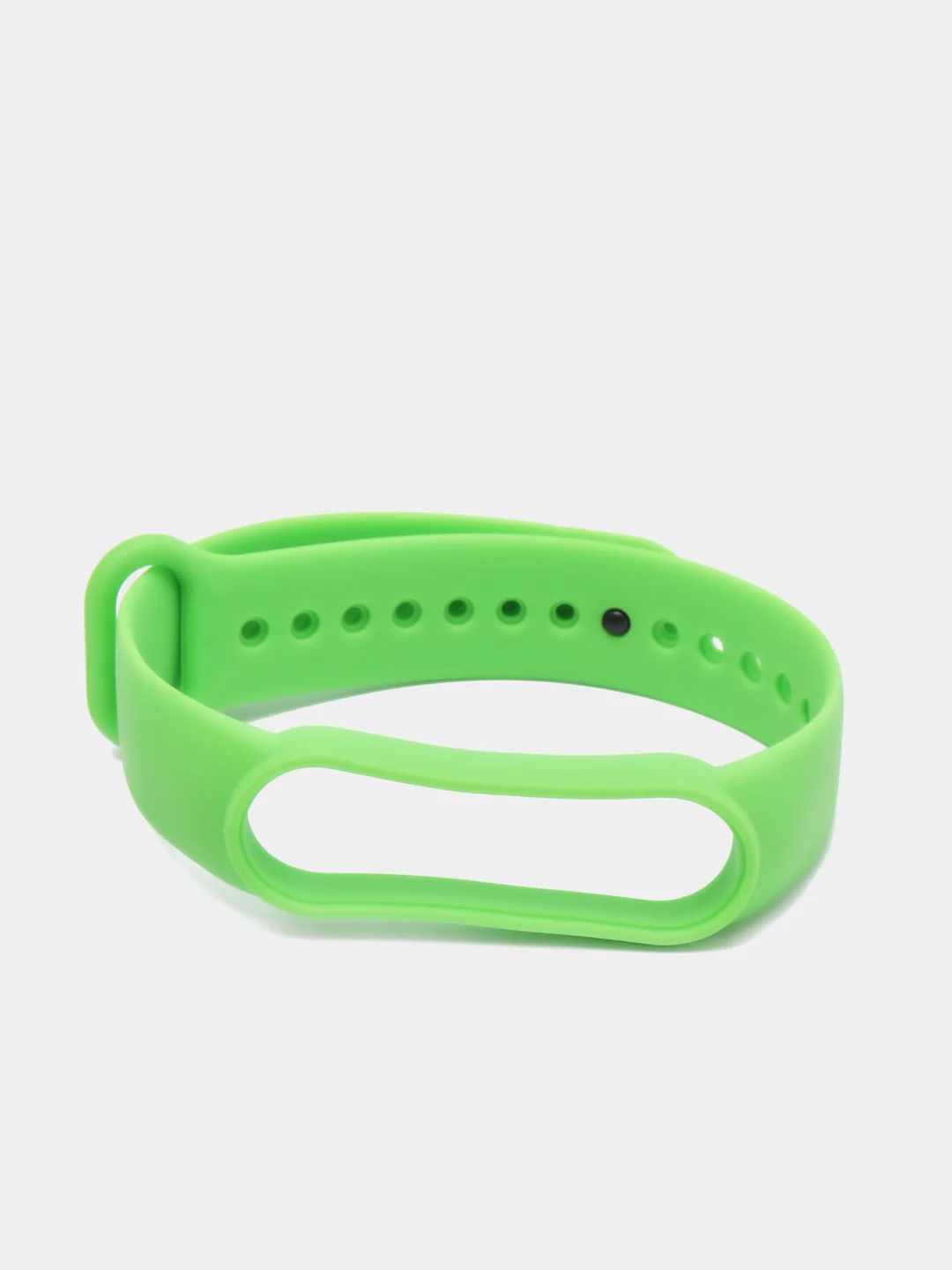 Салатовый ремешки для Xiaomi Mi Band 5 и Mi Band 6, силиконовые
