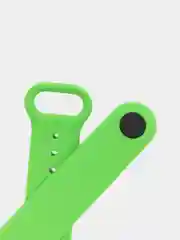 Салатовый ремешки для Xiaomi Mi Band 5 и Mi Band 6, силиконовые