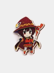 Значок деревянный по аниме "Этот прекрасный мир / KonoSuba"