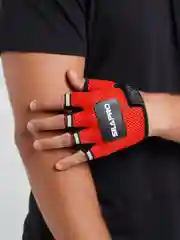 Красный велосипедные перчатки