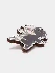 Значок деревянный по аниме "Danganronpa", Монокума