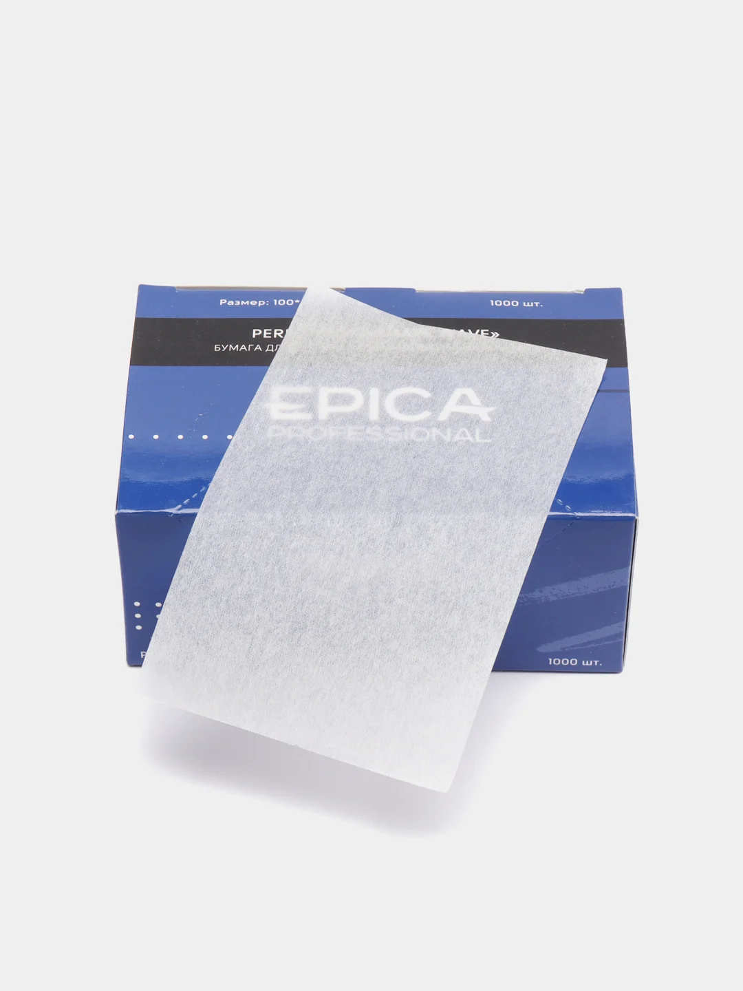 Бумага для химической завивки Shape wave Epica Professional, 1000 листов, 100*65 мм