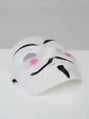 Белый маска Гай Фокс Анонимус