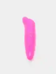 Розовый вибратор G-Spot "Дельфин" для вагинально-клиторальной стимуляции, мини