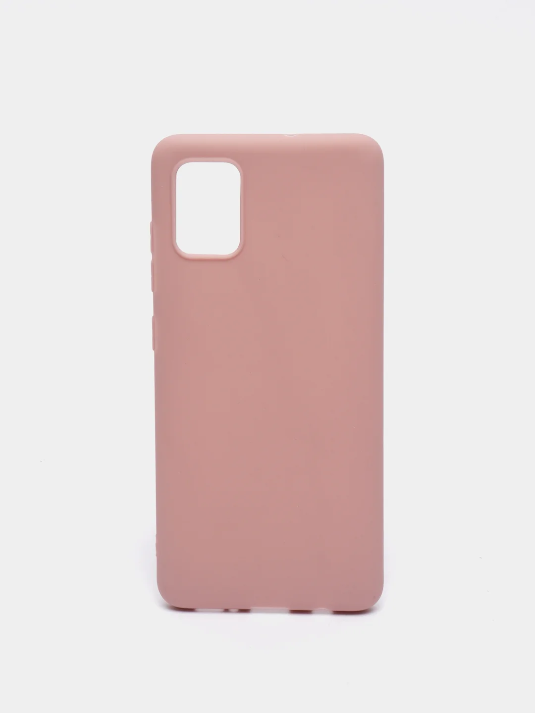 Пудровый чехол Samsung Galaxy A51 силиконовый матовый