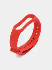 Красный силиконовый ремешок для Xiaomi Mi Band 6, Mi Band 5, ми банд 5/6