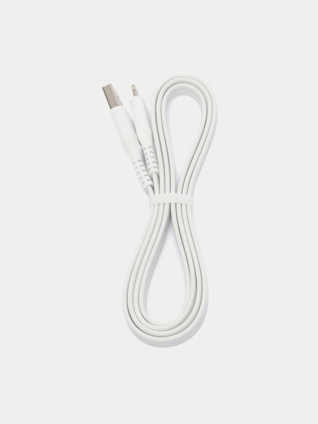 Белый кабель зарядный, Borofone BX23 Lightning, (до 2.4A, 1м, для iPhone)