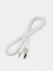 Белый кабель зарядный, Borofone BX23 Lightning, (до 2.4A, 1м, для iPhone)
