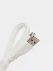 Белый кабель зарядный, Borofone BX23 Lightning, (до 2.4A, 1м, для iPhone)