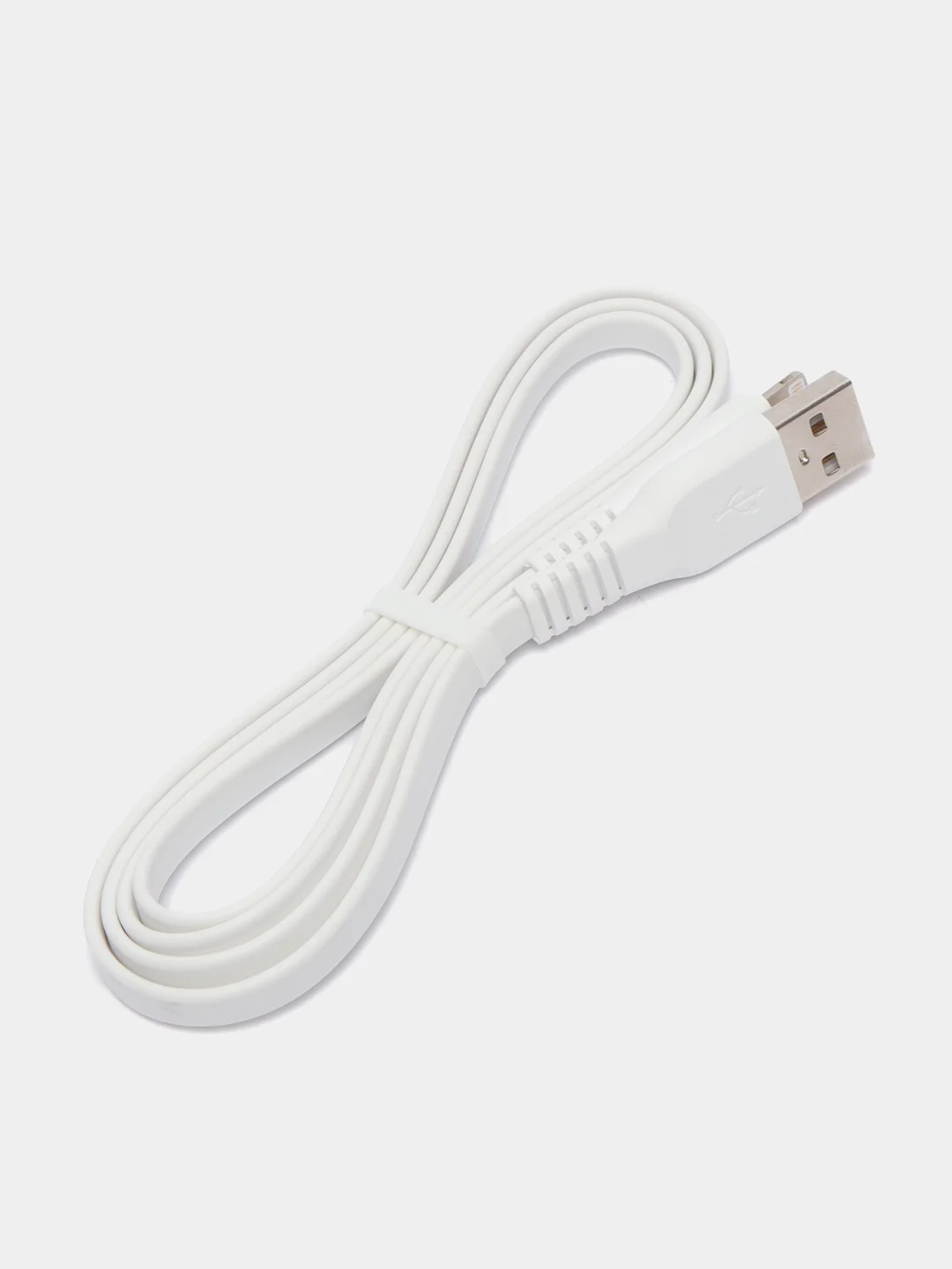 Белый кабель зарядный, Borofone BX23 Lightning, (до 2.4A, 1м, для iPhone)