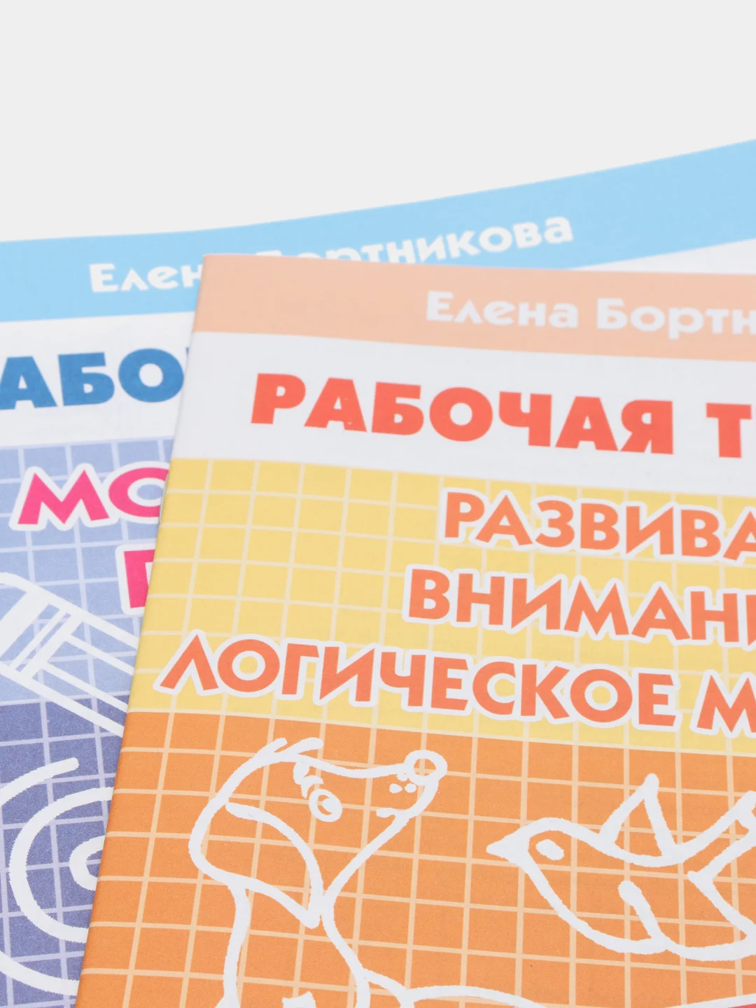 Комплект из пяти рабочих тетрадей Елены Бортниковой для детей 5-6 лет