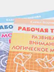 Комплект из пяти рабочих тетрадей Елены Бортниковой для детей 5-6 лет