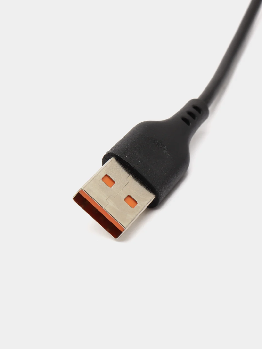 Белый дата-кабель Denmen D01T Type-C, 2.4A, 1 м, с быстрой зарядкой черный