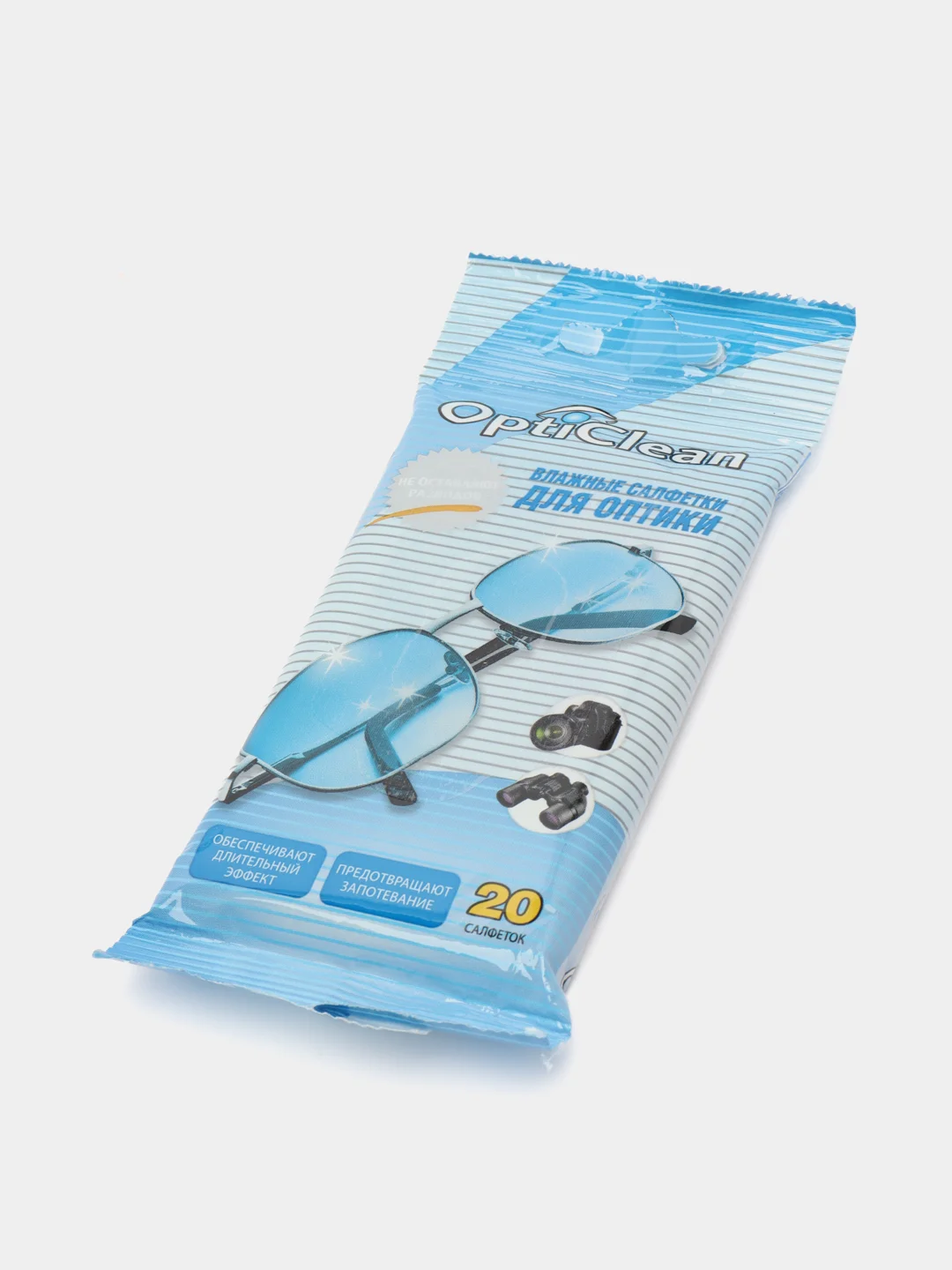 Влажные салфетки OptiClean для оптики, 20 штук