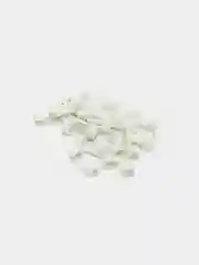 Белый держатель кабелей