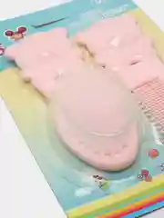 Розовый детская расческа и щетка для новорожденных, набор для ухода