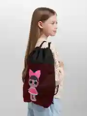 Красный мешок, сумка для обуви