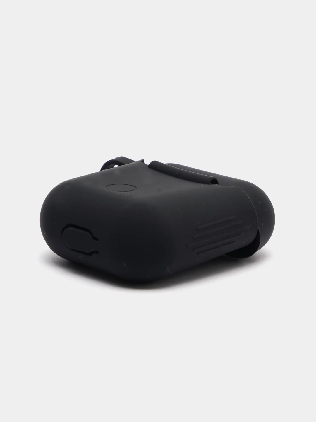 Черный силиконовый чехол для наушников AirPods