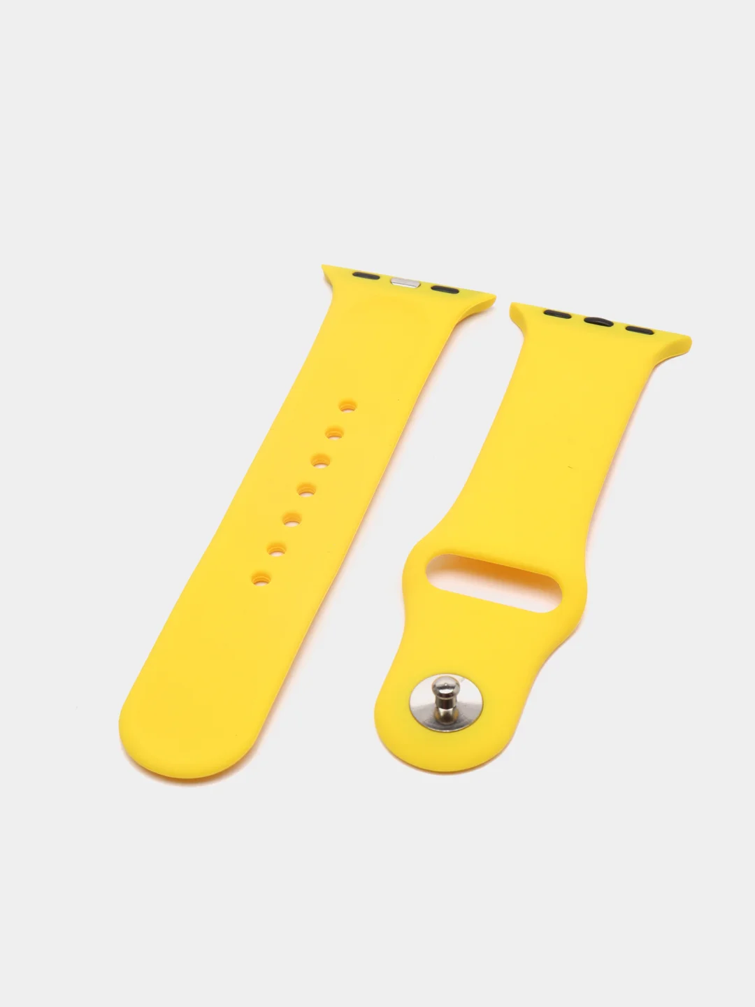 Желтый силиконовый ремешок для Apple Watch на 38/40мм и 42/44 мм