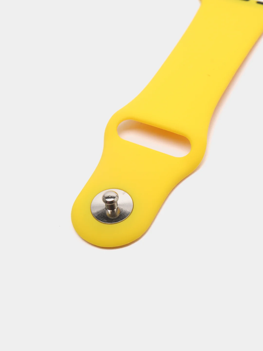Желтый силиконовый ремешок для Apple Watch на 38/40мм и 42/44 мм