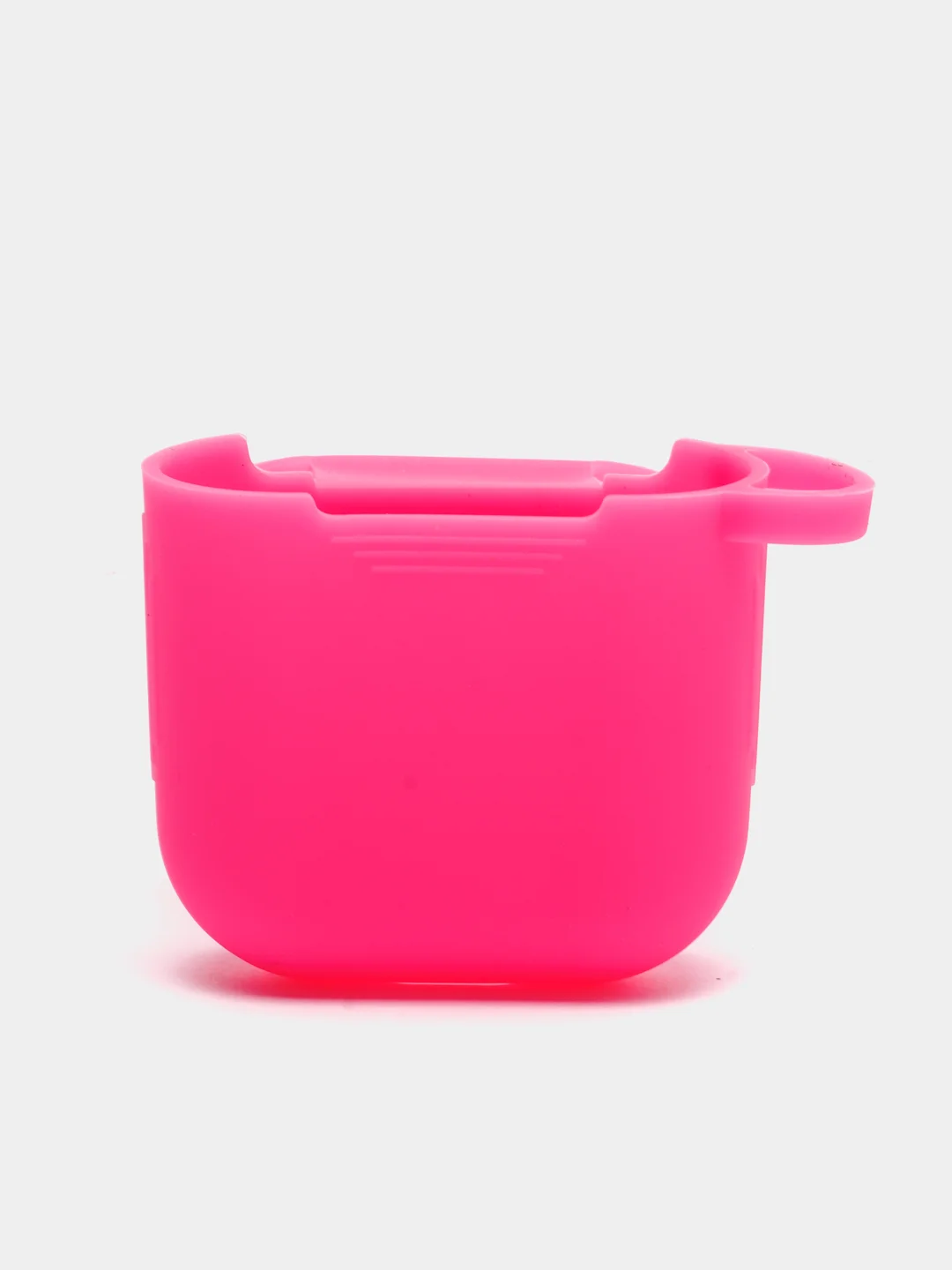 Розовый силиконовый чехол для наушников AirPods