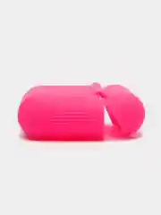 Розовый силиконовый чехол для наушников AirPods