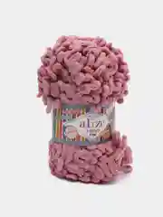 Коралловый puffy Fine Alize пряжа маленькими петельками