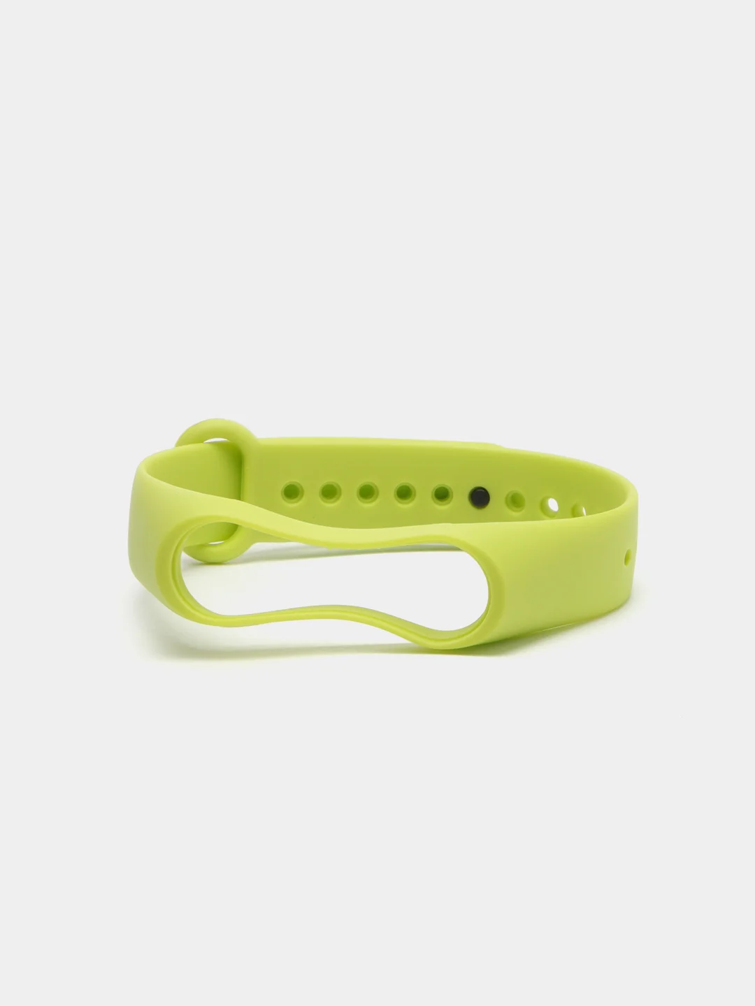 Лайм силиконовый ремешок Xiaomi Mi Band 3, Mi Band 4 (Сяоми Ми Бэнд 3, Ми Бэнд 4)