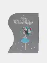 Подставка-держатель для книг и учебников Юнландия "Flower girl", раздвижная, металлическая