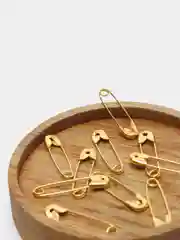 Булавка английская (жёсткая) цвет золото