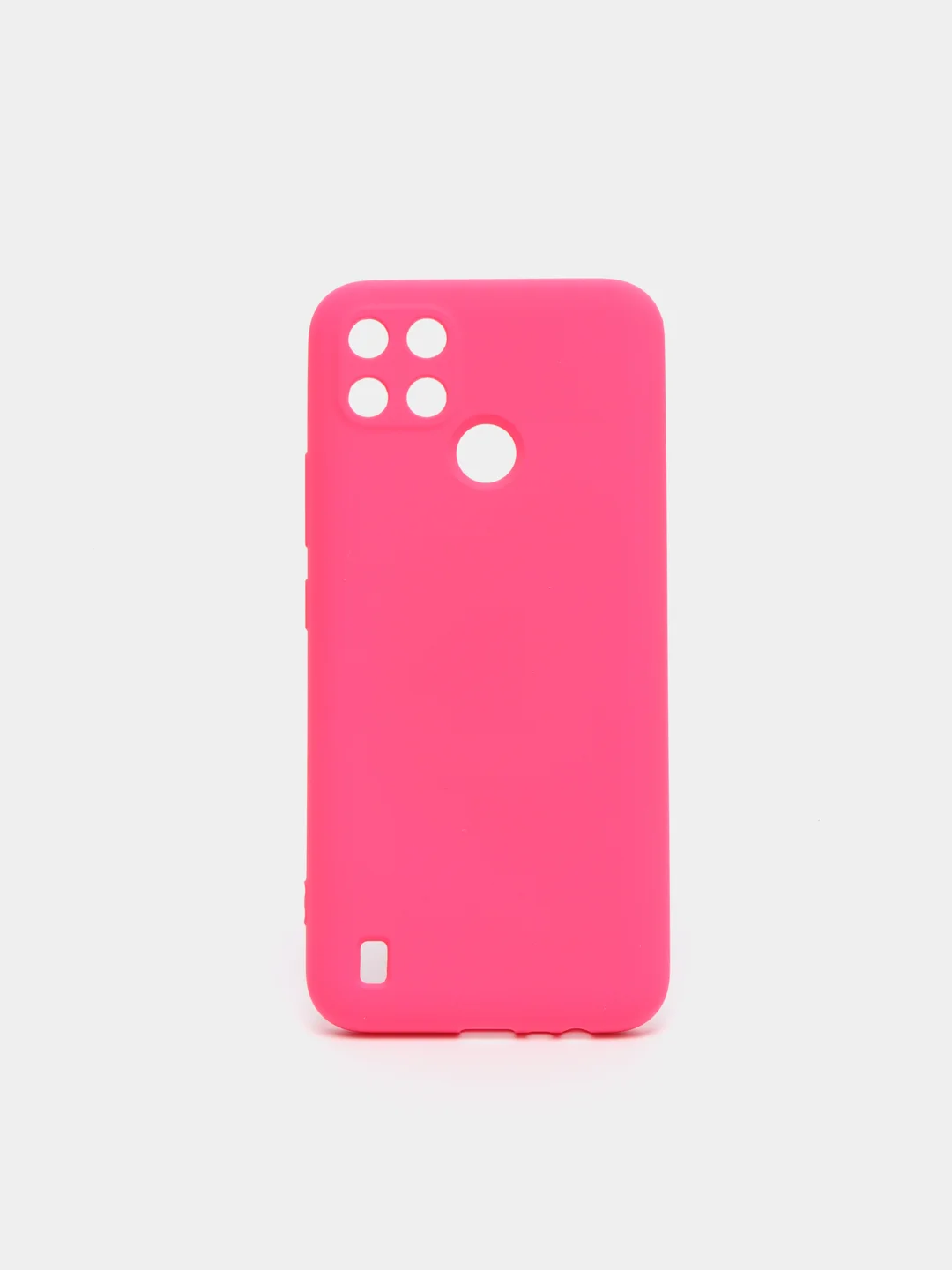 Фуксия чехол силиконовый для Realme C21Y, Realme C25Y Реалми С21У / С25У Silicone Cover