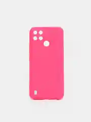 Фуксия чехол силиконовый для Realme C21Y, Realme C25Y Реалми С21У / С25У Silicone Cover