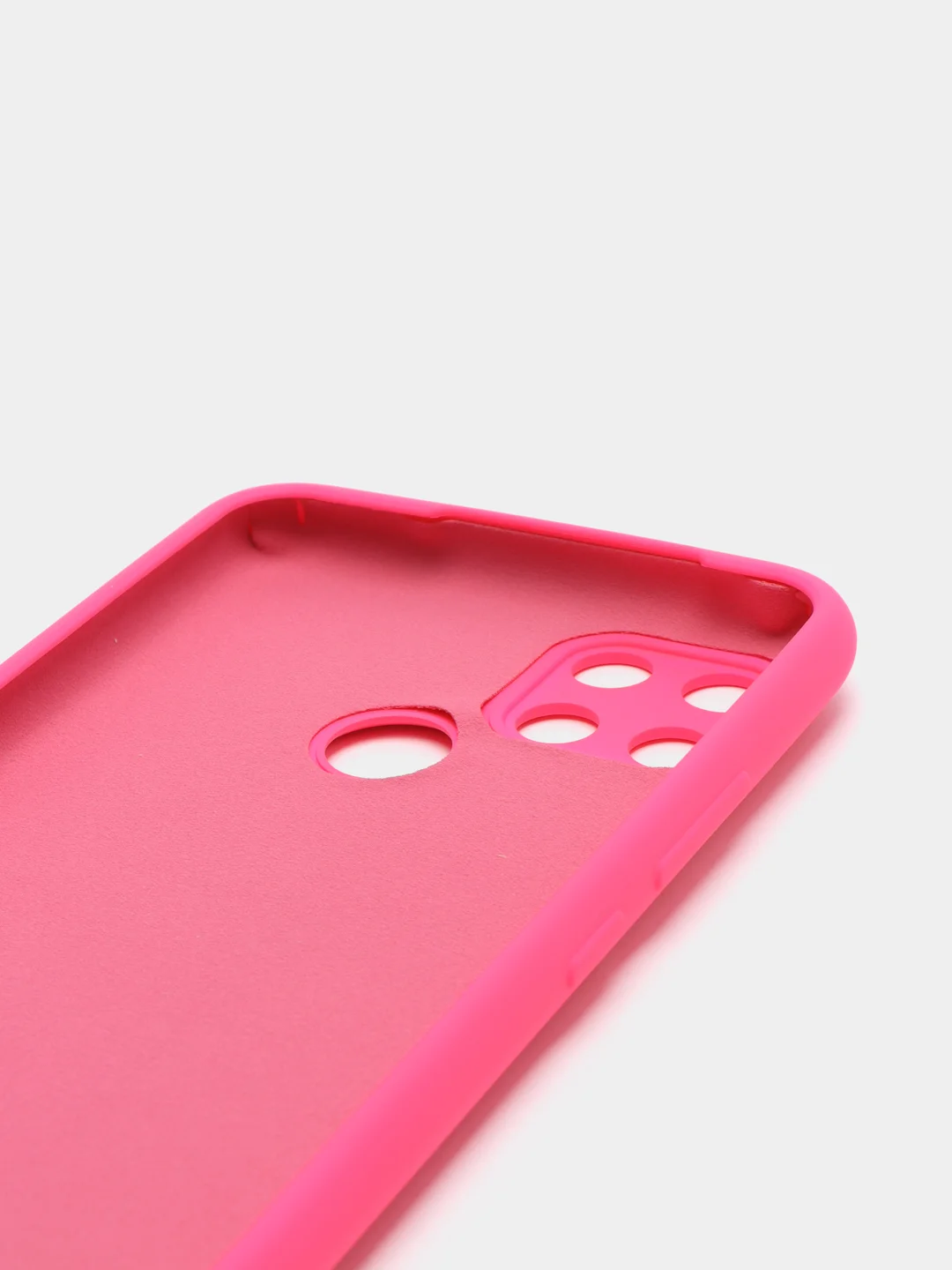 Фуксия чехол силиконовый для Realme C21Y, Realme C25Y Реалми С21У / С25У Silicone Cover