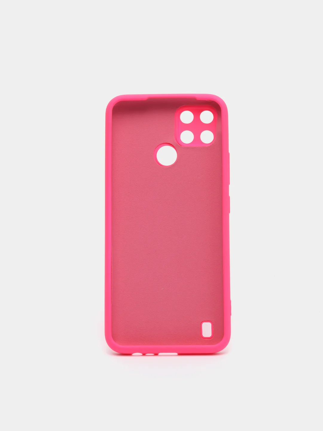 Фуксия чехол силиконовый для Realme C21Y, Realme C25Y Реалми С21У / С25У Silicone Cover