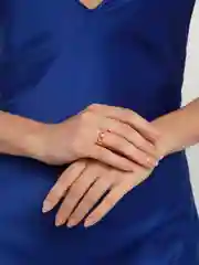 Алый кольцо из эпоксидной смолы "Фрукты"