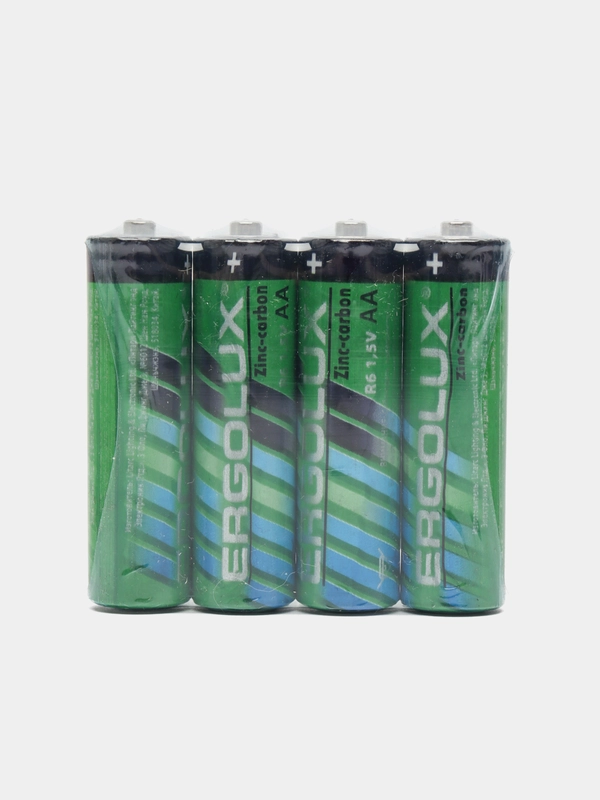 Батарейки АА, ААА Ergolux, пальчиковые R6, мизинчиковые R03