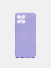 Фиолетовый чехол с бархатной подкладкой для Honor X8 2022