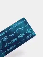 Коричневый пластина для стемпинга, для дизайна ногтей