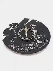 Часы настенные, часы из дерева "Граница на замке"