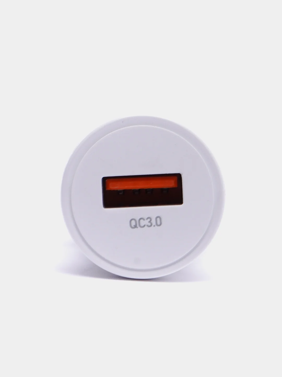 Белый автомобильное зарядное устройство USB 2,4A BOROFONE BZ18,BZ18A PD20W Quick Charge 3.0