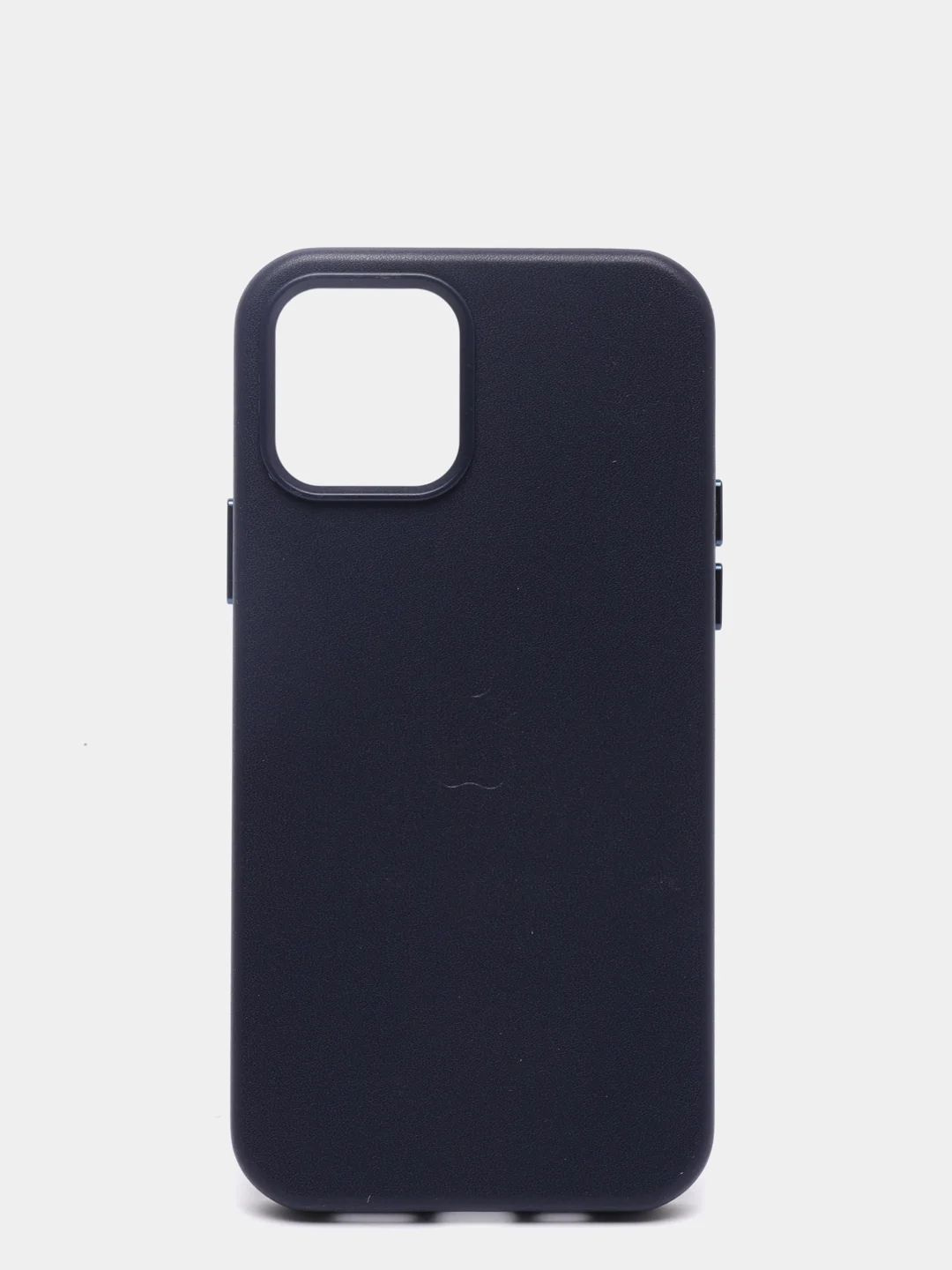 Темно-синий leather case iPhone 11/12/13/14/15 Mini/Pro/Pro Max MagSafe, с анимацией