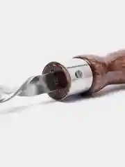 Тёмно-коричневый шампур для шашлыка, с деревянной ручкой, 4 - 10 штук