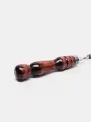 Коричневый шампур для шашлыка, с деревянной ручкой, 4 - 10 штук