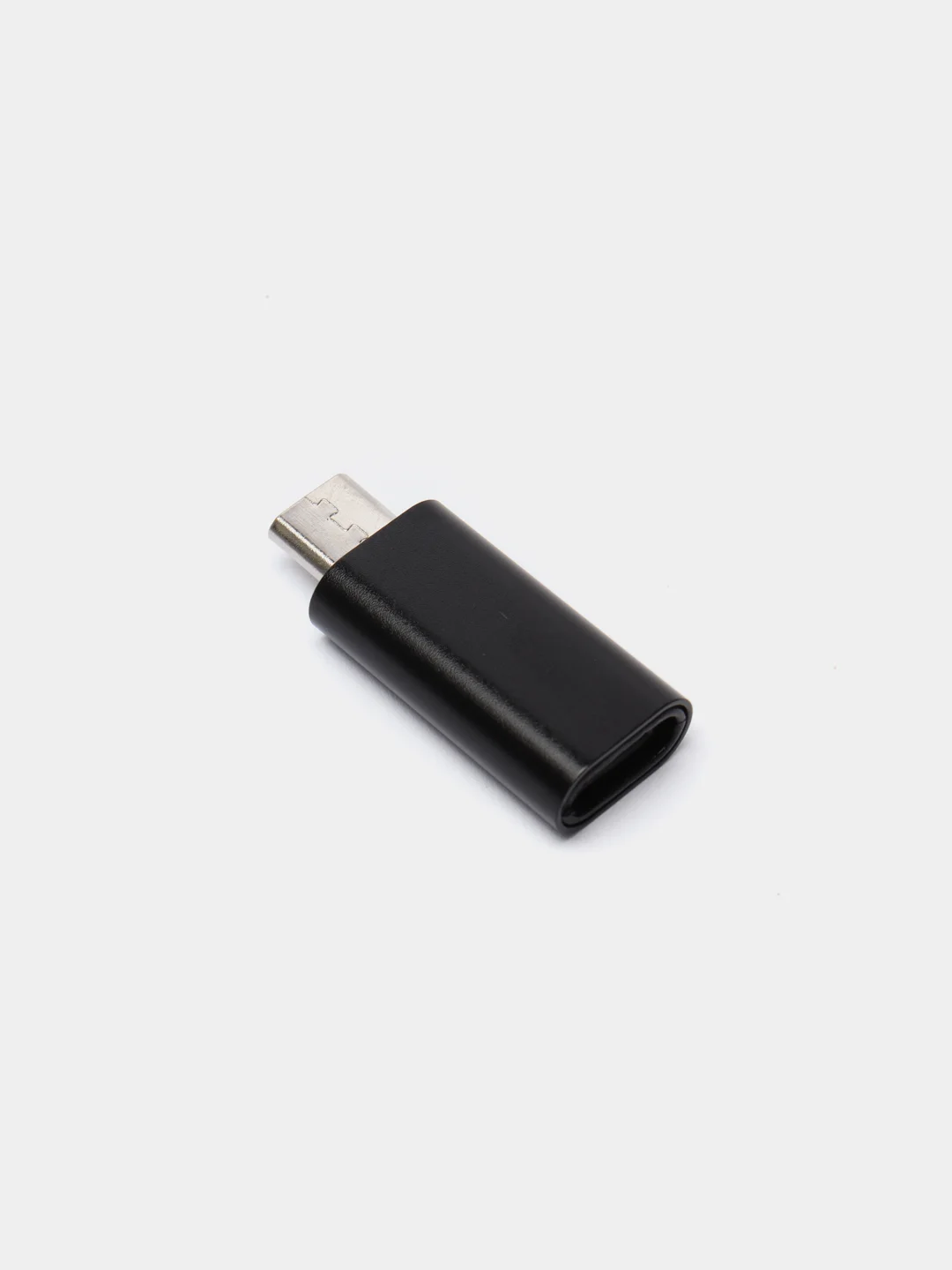 Черный адаптер переходник lightning на micro usb лайтинг на микро усб юсб